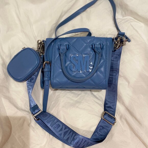 NWT Steve Madden (BBABI) Satchel Crossbody Bag w/Air Pod Case - Picture 2 of 9